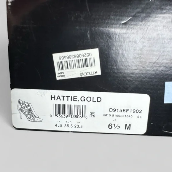 🔥CLEAR OUT🔥 Fergalicious by Fergie Gold Hattie Heels - Picture 8 of 9